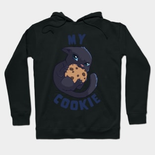 My Cookie Angry Kitten in Blue Hoodie